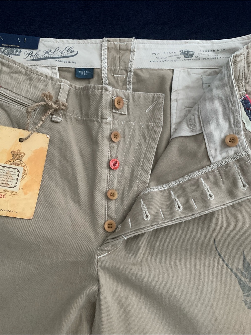 Polo RL Men's Tan Safari Scene Chino - Picture 12 of 13
